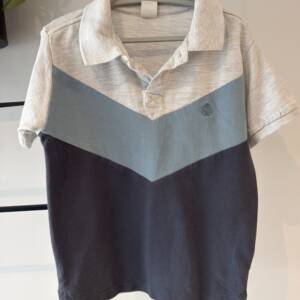 Polo - 5/6 ans - springflied - bleu/gris-vert Springfield 5-6 ans