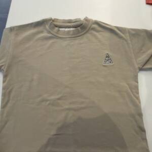 T shirt - 6/7 ans - Zara - beige + triangle poitrine Zara 5-6 ans