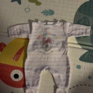 Pyjama velours Minnie  50 cm naissance Disney baby 0-3 mois
