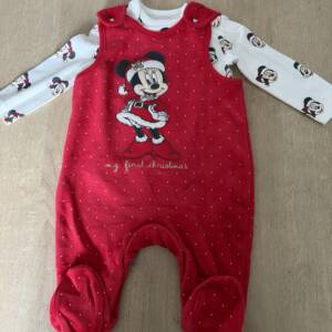 Pyjama Minnie 1 er Noël 62cm 3 mois Disney baby 0-3 mois