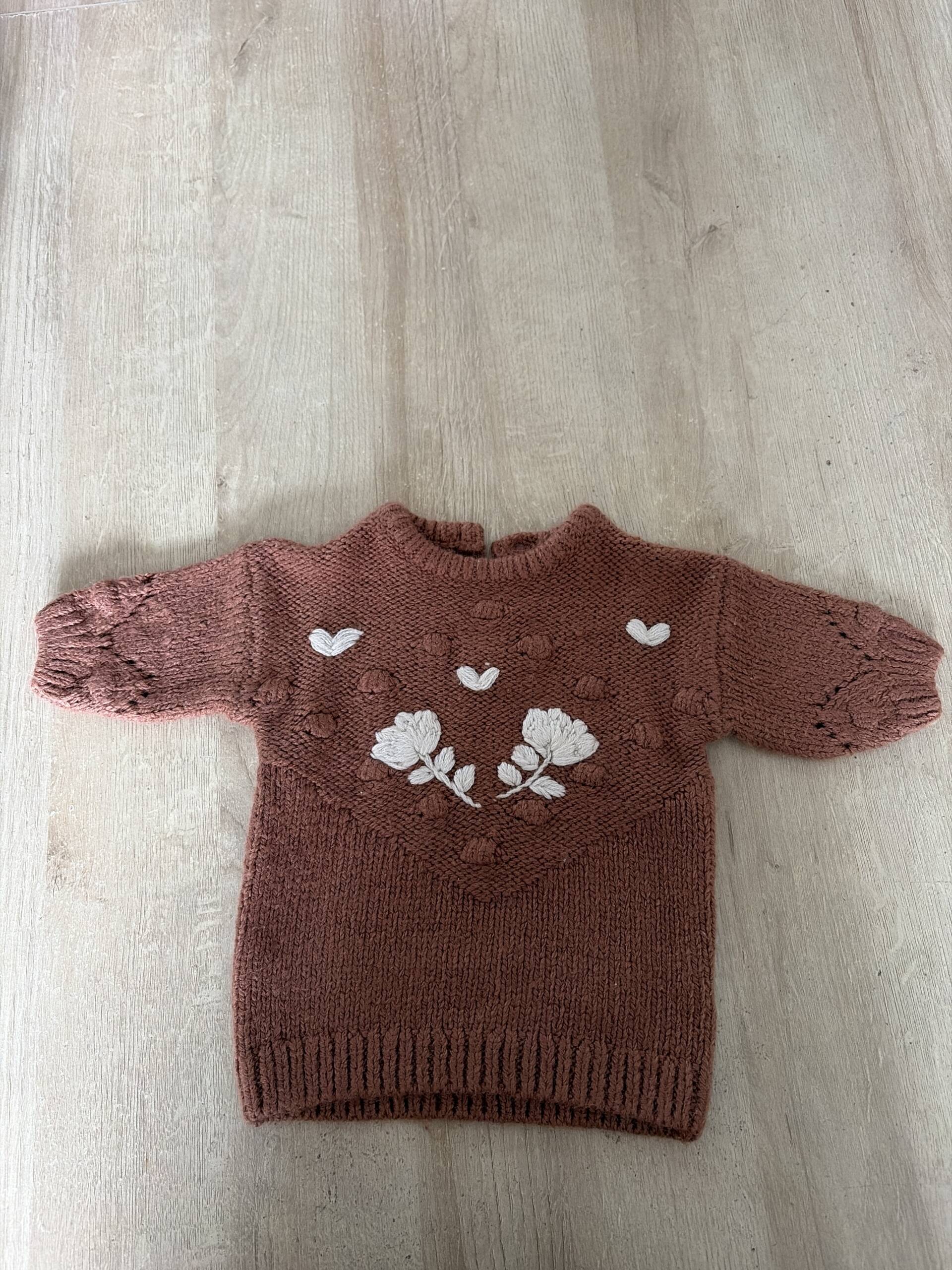 Robe pull en laine rouille verbaudet 3 mois 62 cm Vertbaudet 0-3 mois
