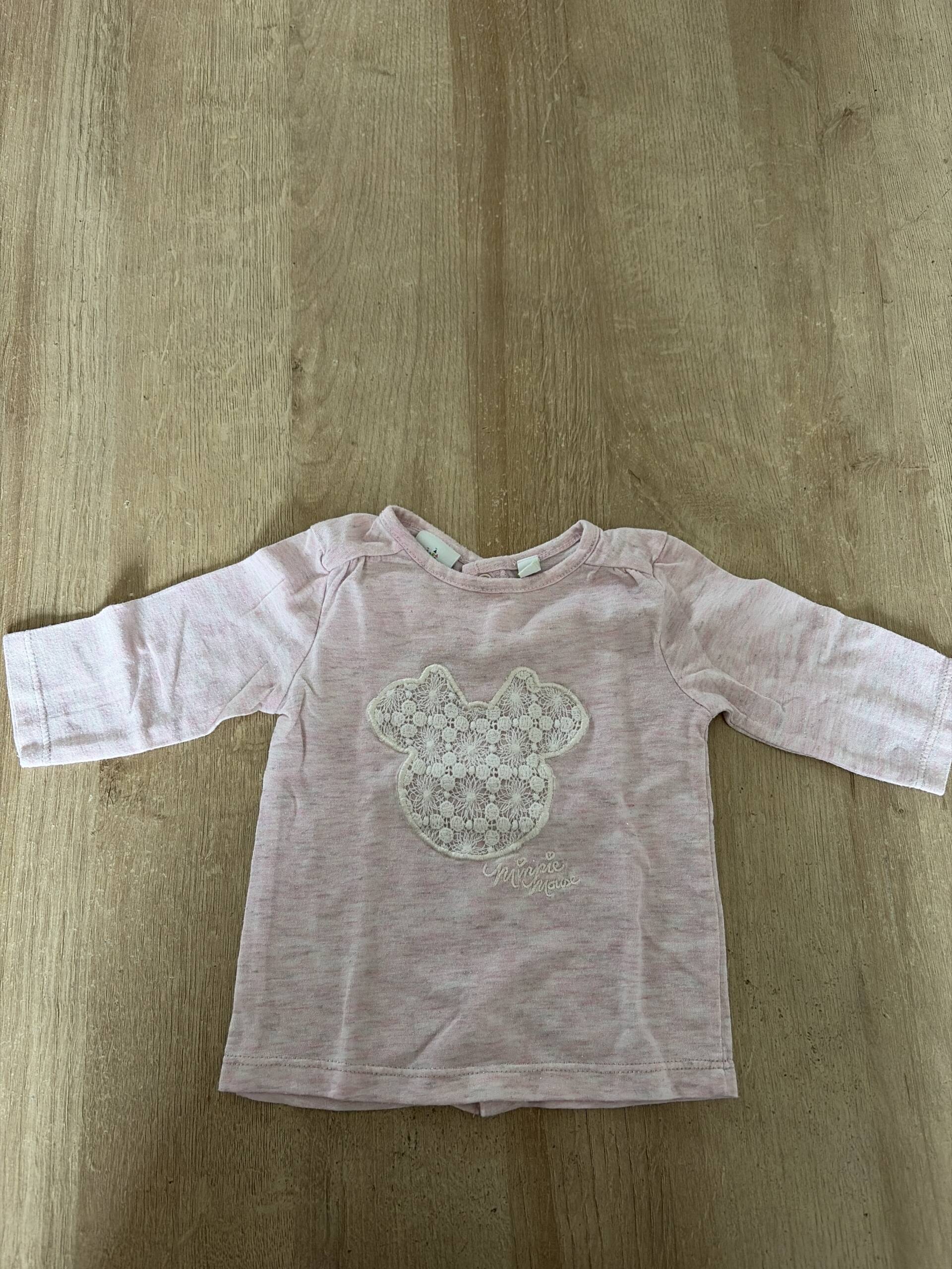 Pull fin rose Minnies crochet 3 mois 62 cm Disney baby 0-3 mois