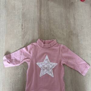Pull fin rose étoile crochet Kiabi 3 mois 62 cm Kiabi 0-3 mois