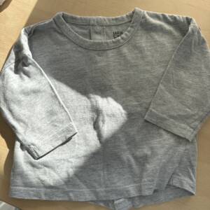 T shirt ML gris clair 3 mois La Redoute