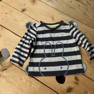 T-shirt manches longues lapin C&A 6-12 mois