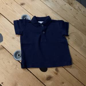 Polo bleu marine Zara 6-12 mois