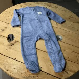 Pyjama polaire bleu chien Kiabi 6-12 mois