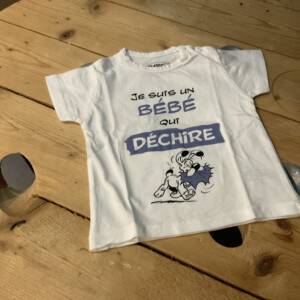 T-shirt bébé qui déchire Sans marque 6-12 mois