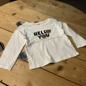 T-shirt manches longues hello you Kiabi 6-12 mois