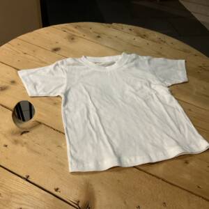 T-shirt blanc Sans marque 18-24 mois