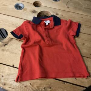Polo manches courtes rouge Cyrillus 18-24 mois