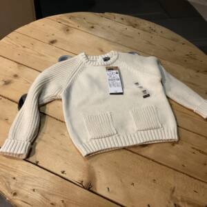 Pull en mailles beige Kiabi 18-24 mois