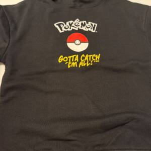 Sweat capuche noir Pokémon - 6 ans Pokemon 5-6 ans