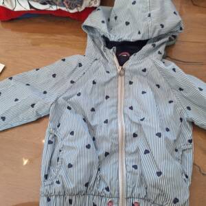 Manteau bleu coeur