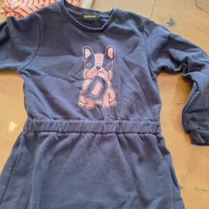 Robe pull bleu chien taille 6 ans