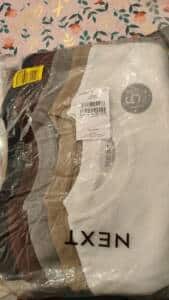 12-18mois lot 5 tshirts  manches longues ton neutre neufs Next 6-12 mois