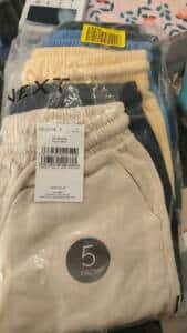 lot de 5 shorts coton  neuf 12/18mois Next 6-12 mois